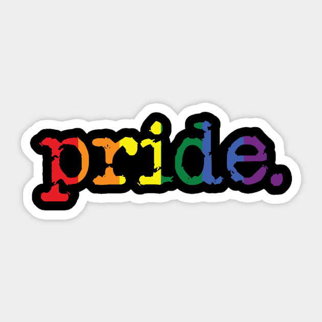 Gay pride Sticker by customizedcreationz